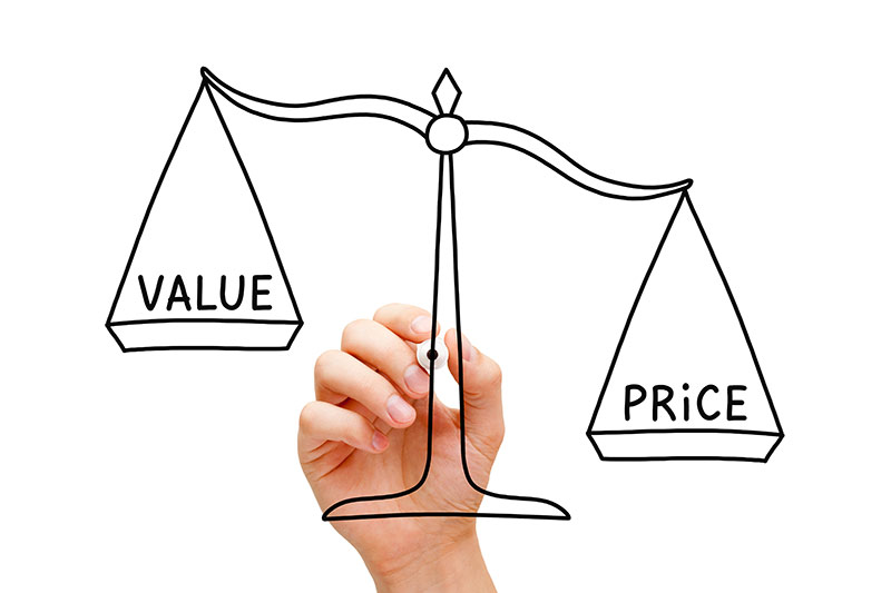value price scales